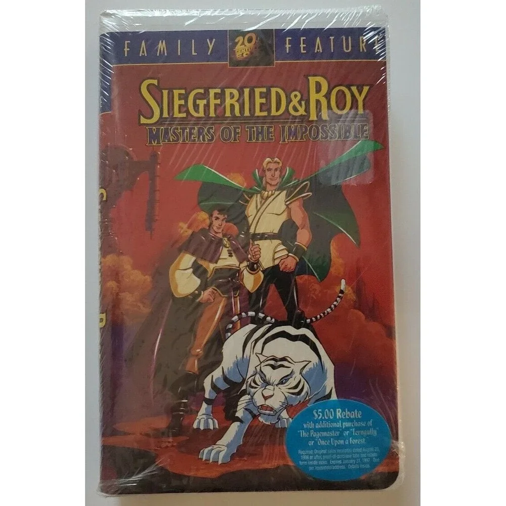 SIEGFRIED & ROY MASTERS OF THE IMPOSSIBLE VHS TAPE 20th Century Fox SEALED!!